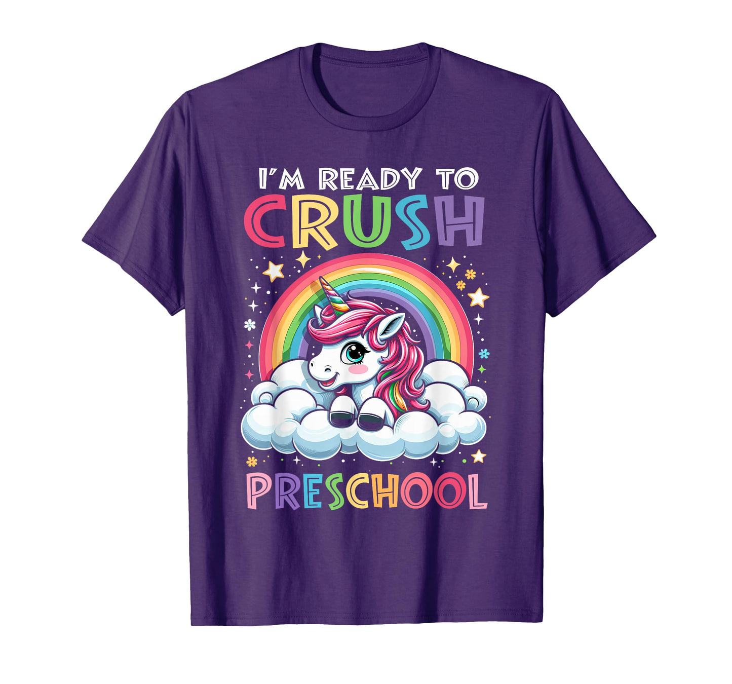 I'm Ready To Crush Preschool Back To School Pre K Girl T-Shirt
