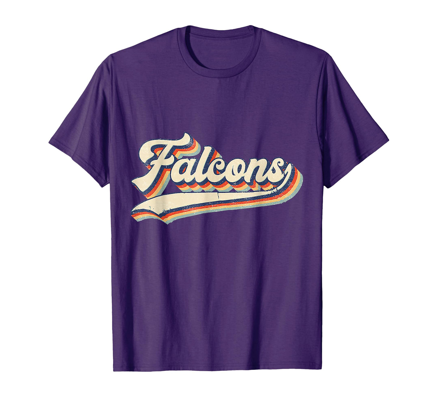 Falcons Sports Name Vintage Retro For Men Women Boy Girl T-Shirt