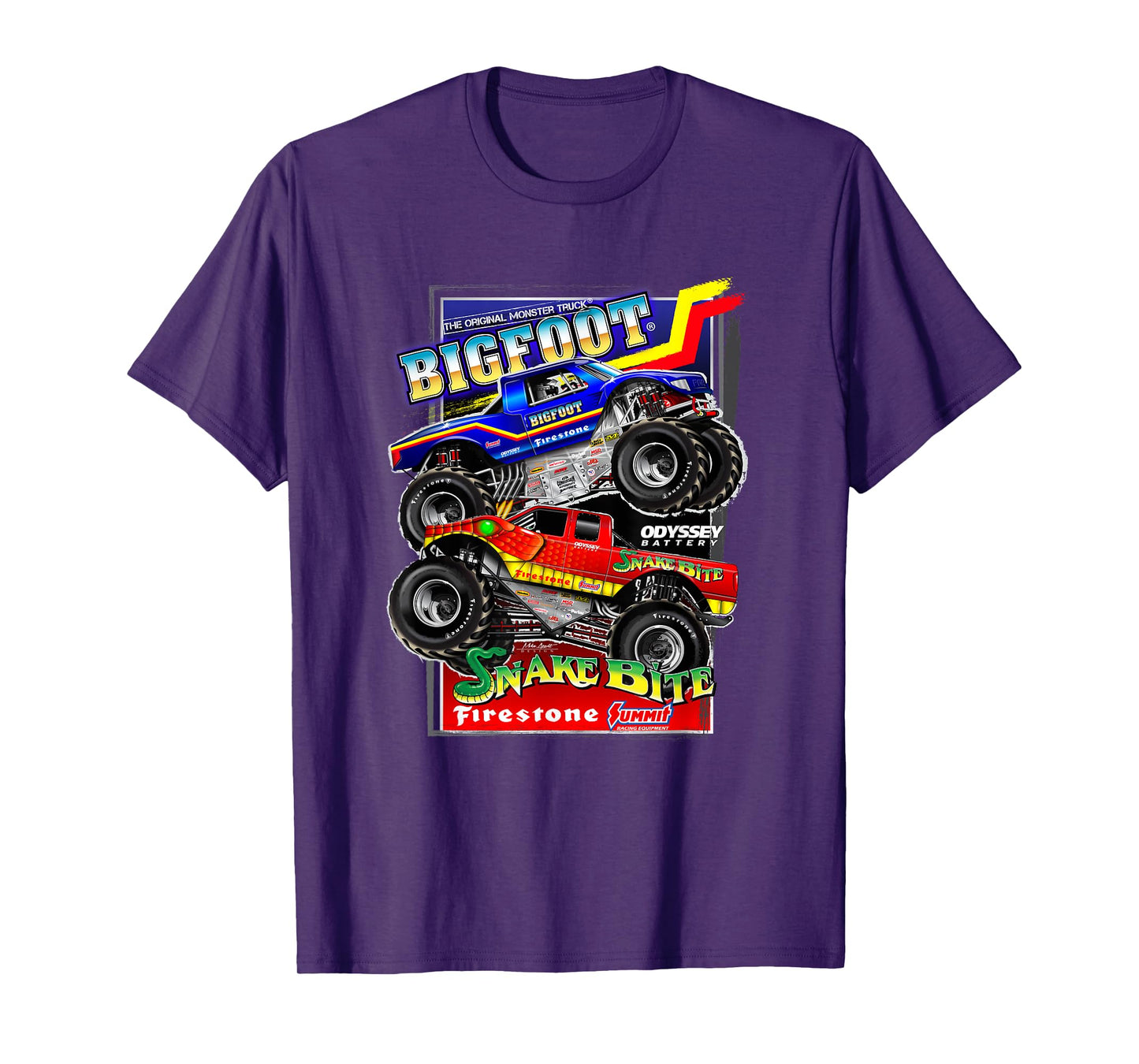 BIGFOOT vs. SNAKE BITE (modern) T-Shirt