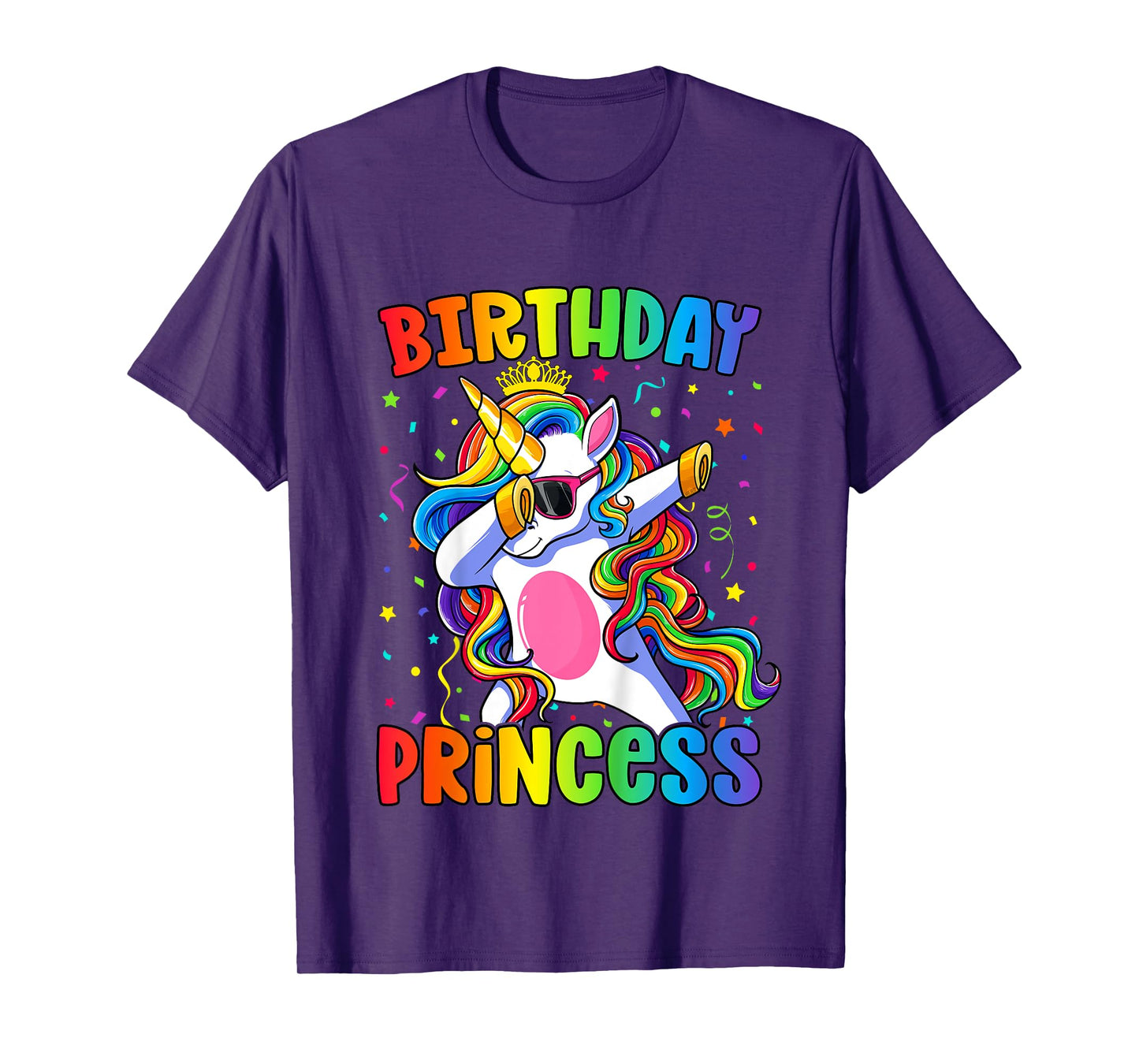 Birthday Princess Shirt Girl Unicorn Birthday T-Shirt