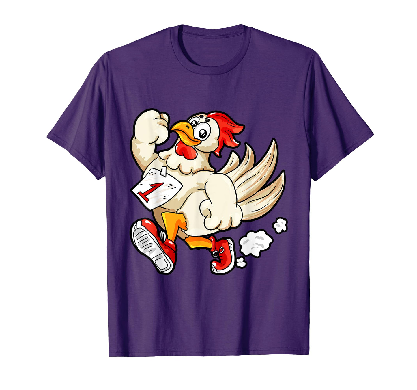 Marathon runner | running chicken motivation sport humor T-Shirt