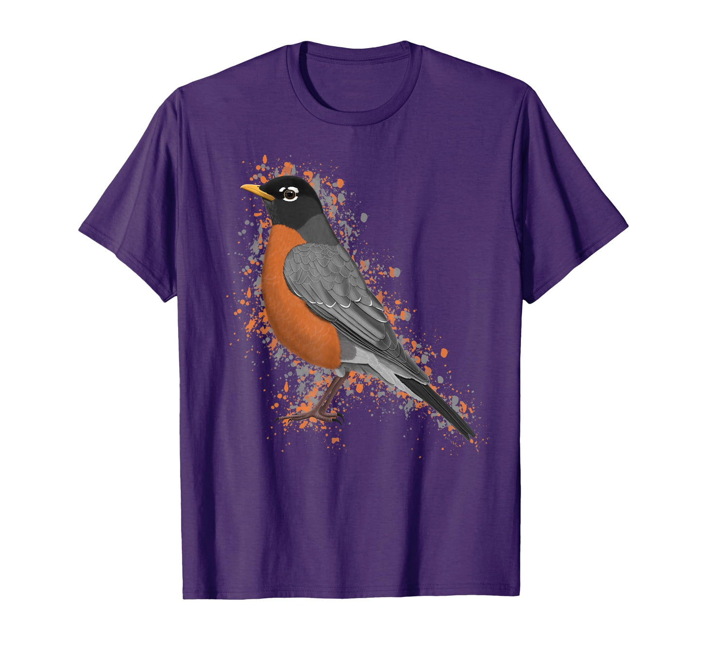American Robin Bird Birder Birdlover Birdwatcher Animal T-Shirt