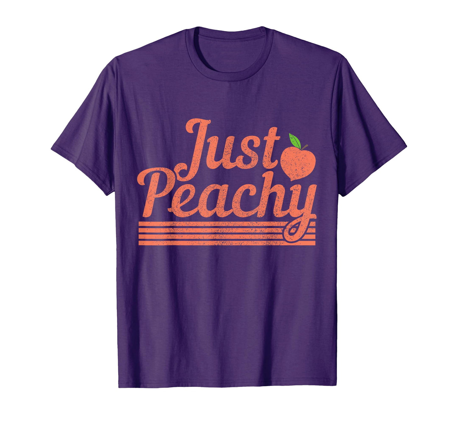 Georgia The Peach State Peachy Funny Vintage Pride T-Shirt
