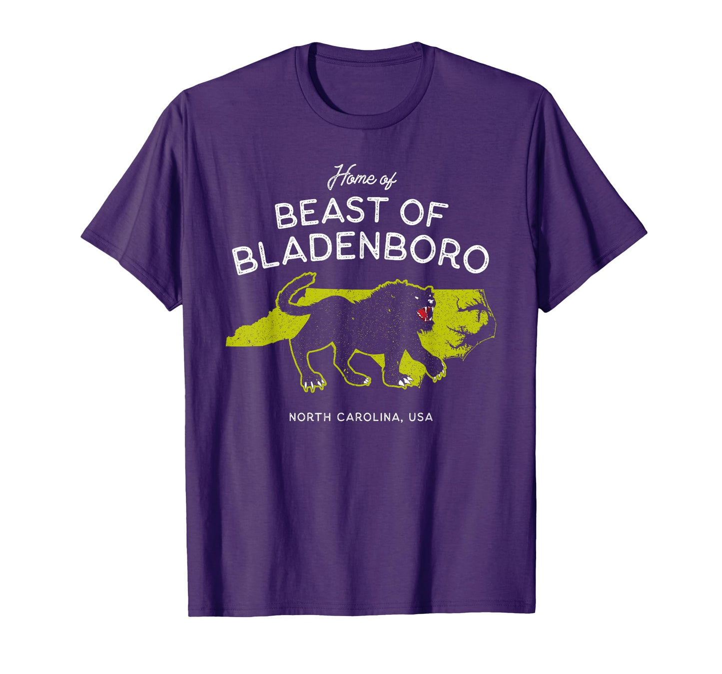 Home of Beast of Bladenboro - North Carolina, USA Cryptid T-Shirt