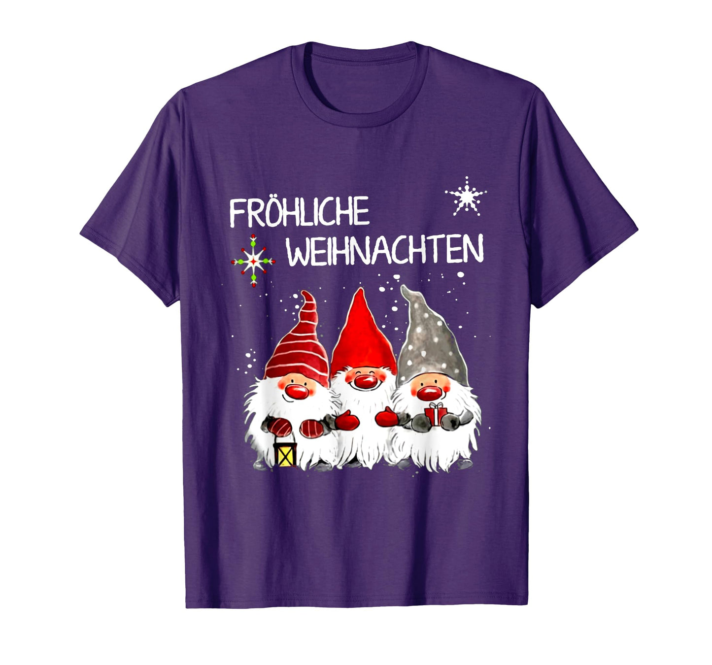 Gnomes Frohliche Weihnachten Funny Christmas T-Shirt