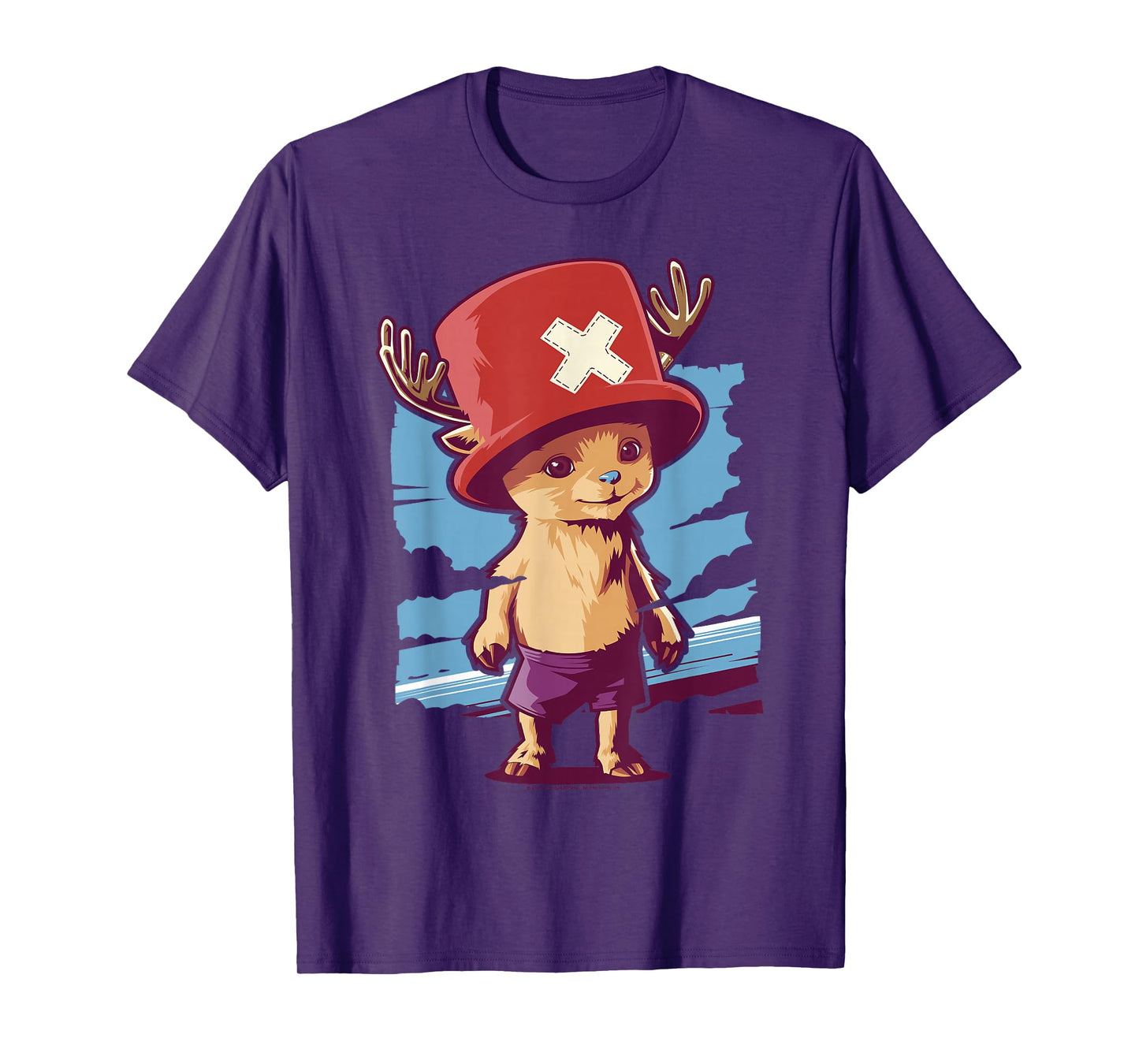 One Piece Tony Tony Chopper Cute Full Body Portrait T-Shirt