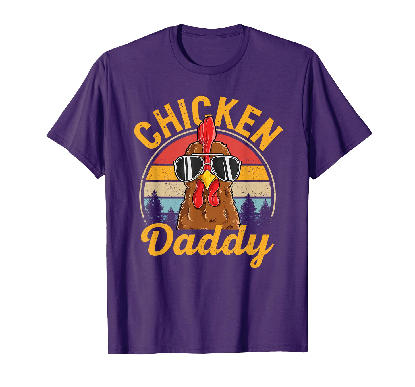 Chicken Daddy Men Farmer Funny Hen Chicken Dad T-Shirt