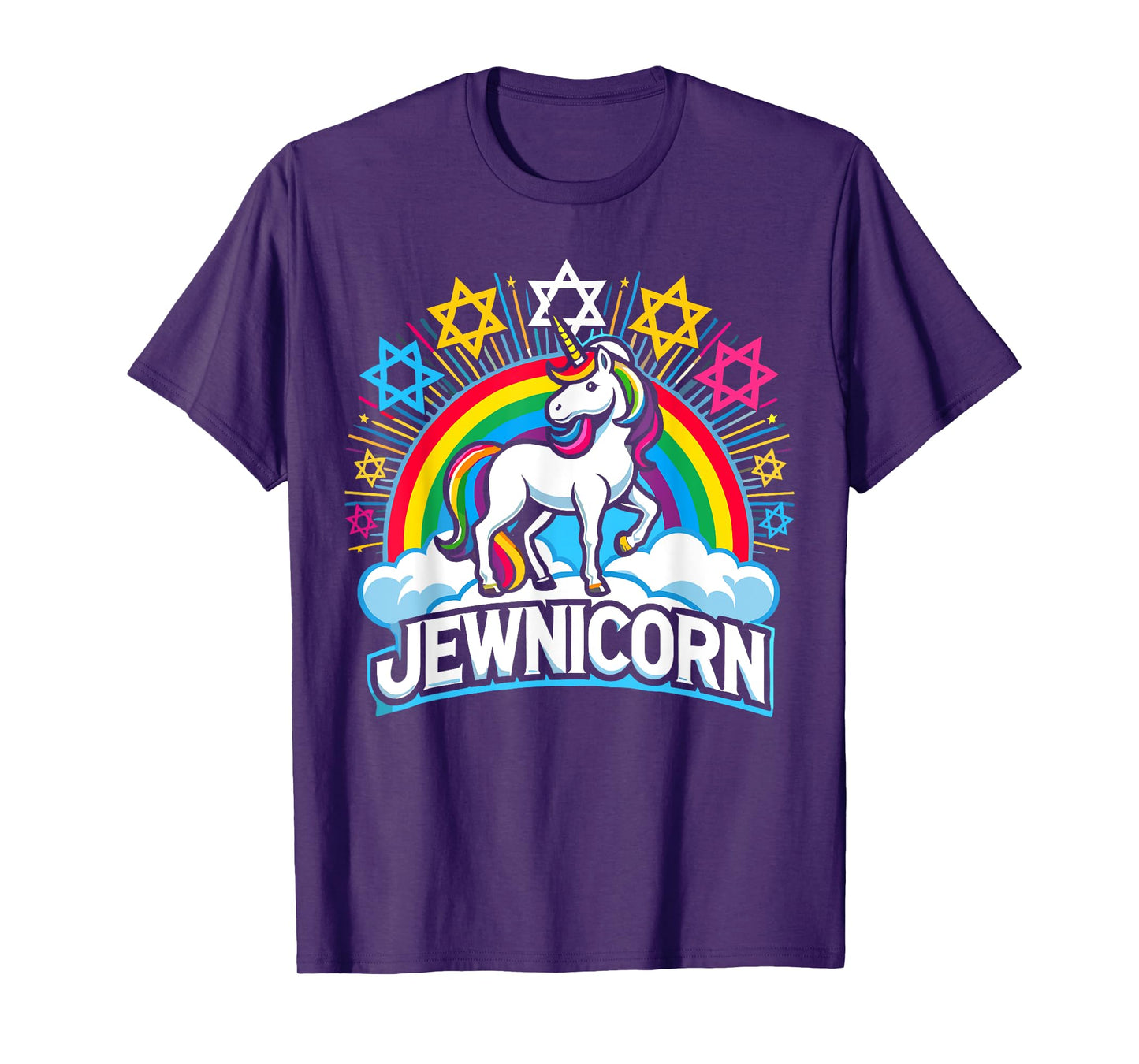 Hanukkah Funny Jewnicorn Jewish Unicorn T-Shirt
