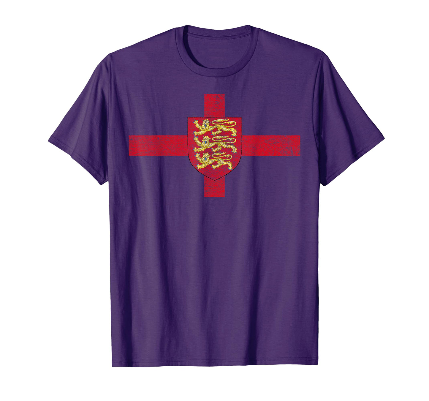 ENGLAND FLAG ROYAL ARMS SAINT GEORGE'S CROSS ENGLISH T-Shirt