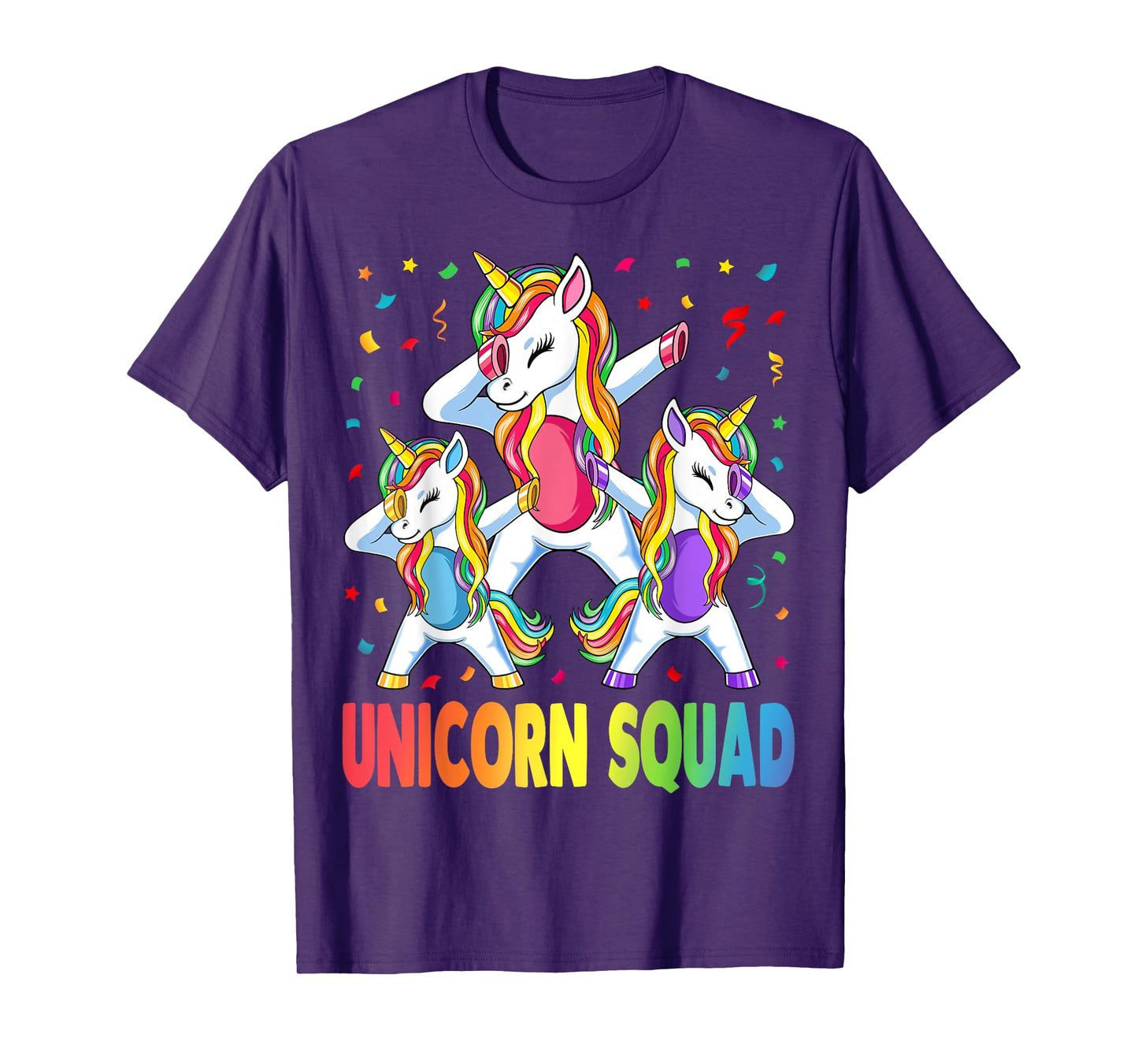 Unicorn Squad Shirt, Unicorn T-Shirt Gifts T-Shirt, Black