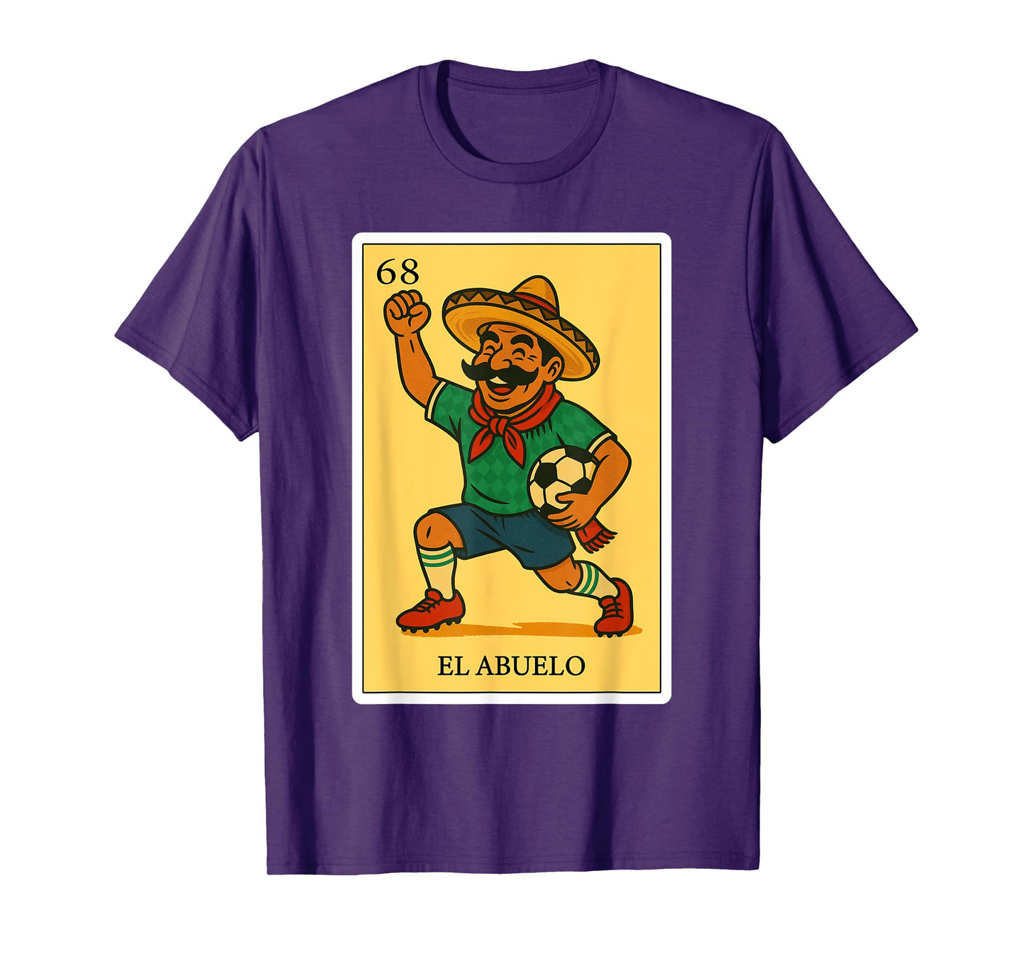 El Abuelo Futbolero | Spanish-Mexican Bingo Gifts for Abuela T-Shirt