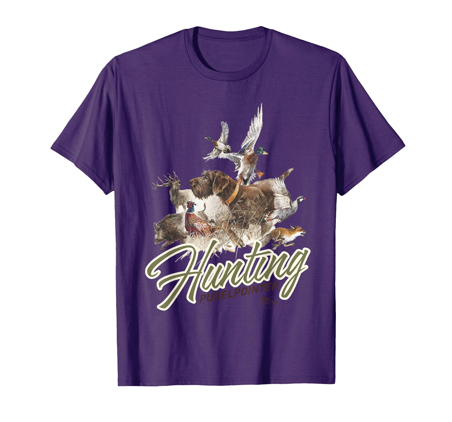 Pudelpointer Hunting Dog Tshirt Men Women Girls Kids T-Shirt