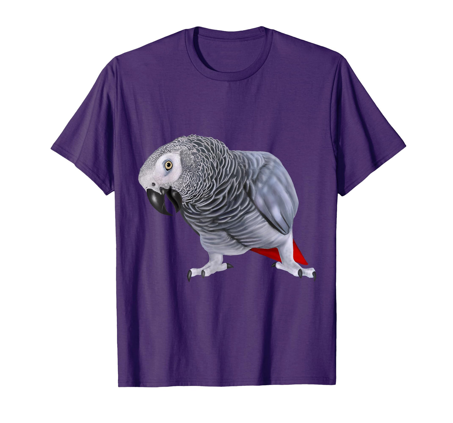African Grey Parrot Bird T-Shirt