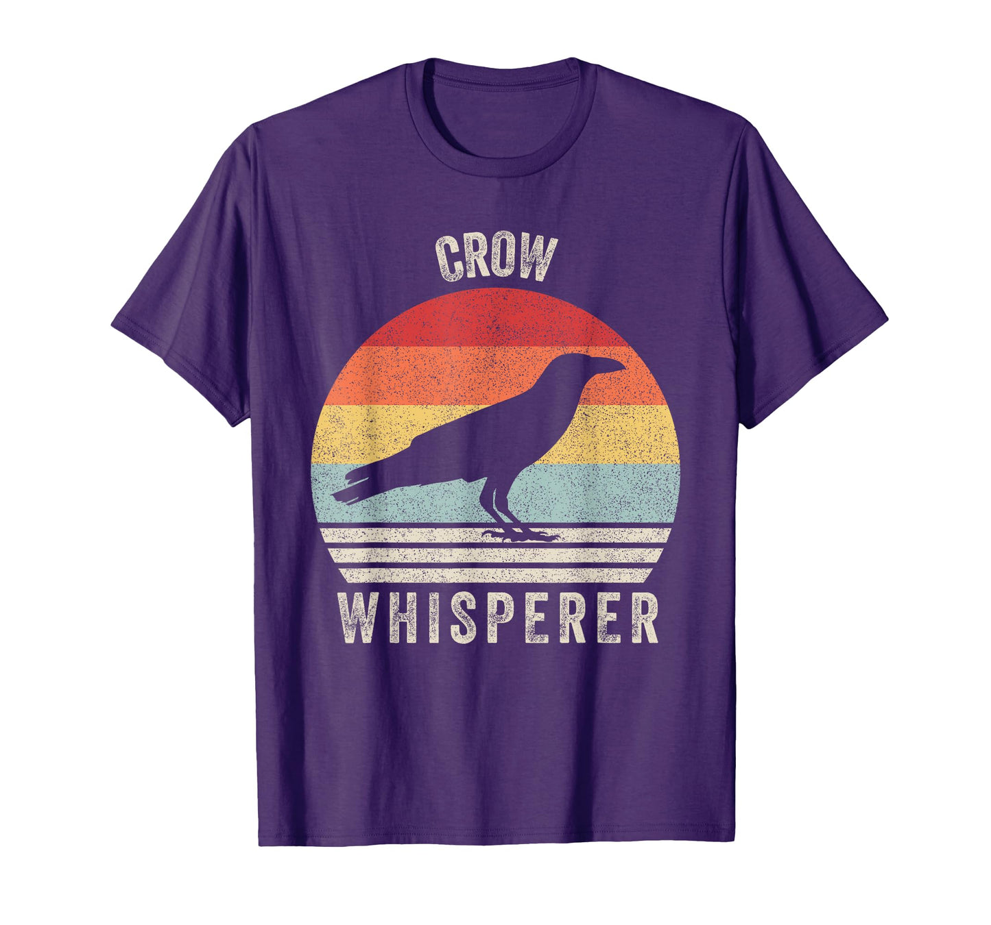 Retro Crow Whisperer Shirt Funny Birds Lover Crow Vintage T-Shirt