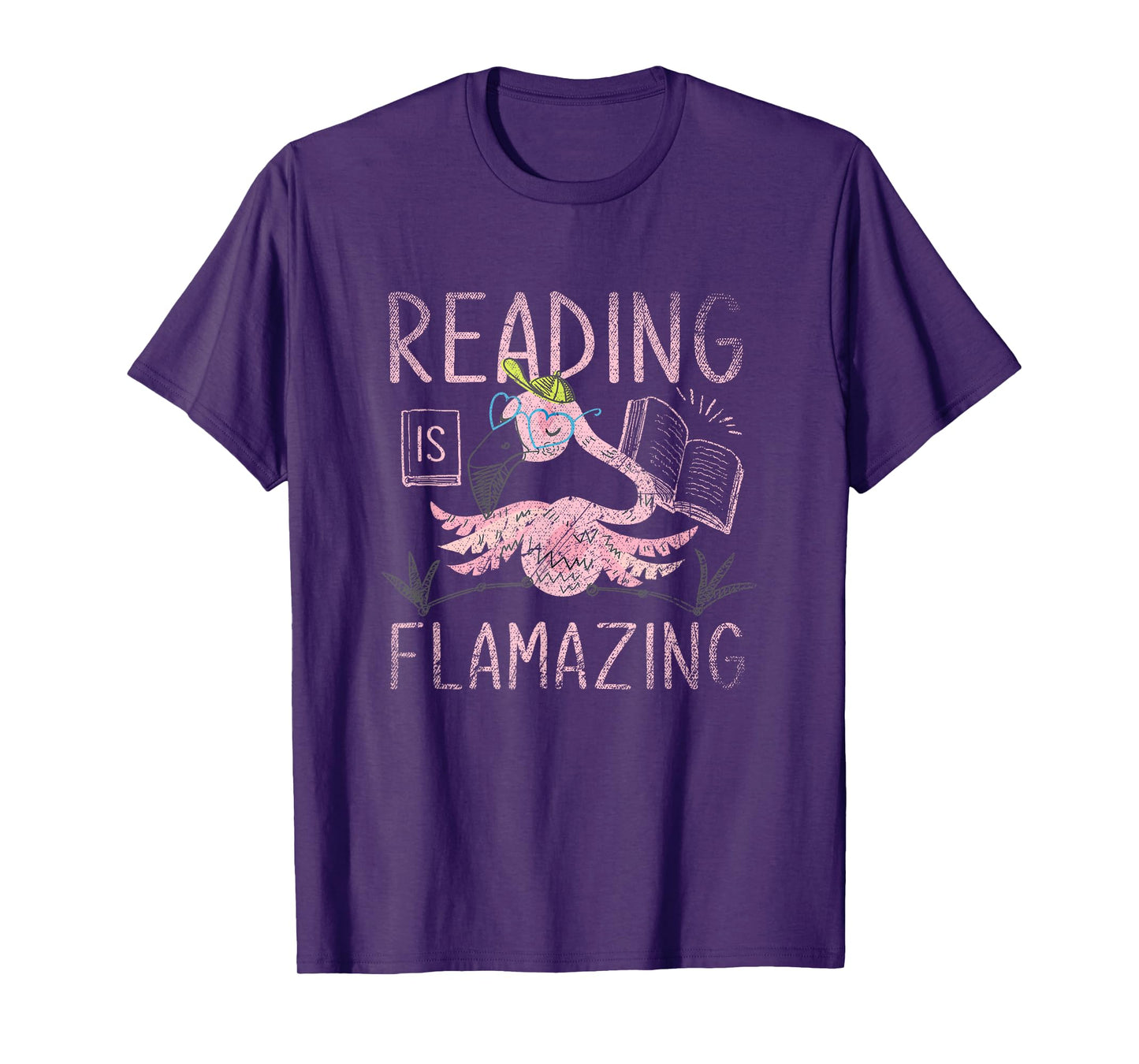 Reading Is Flamazing Flamingo T-Shirt