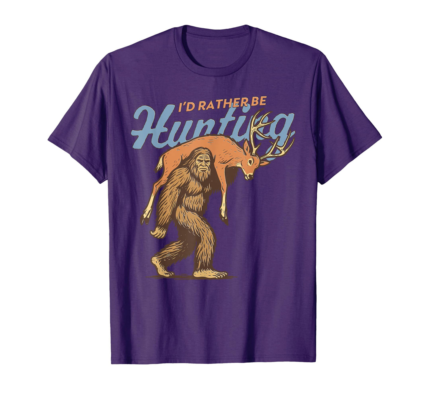 Bigfoot Bags a Deer Bigfoot Deer Bow Hunting T-Shirt