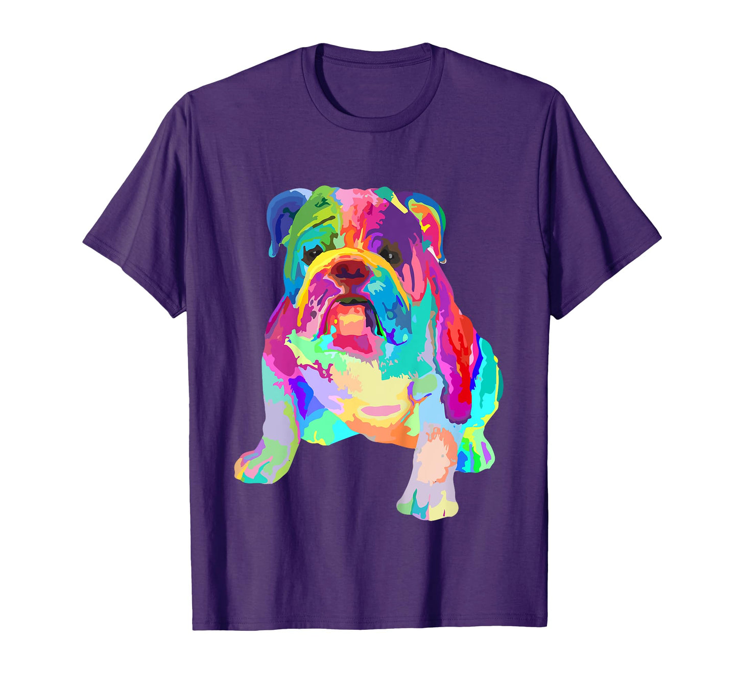 Boys Tshirts Colorful Cool Girls Shirts English Bulldog Kids T-Shirt