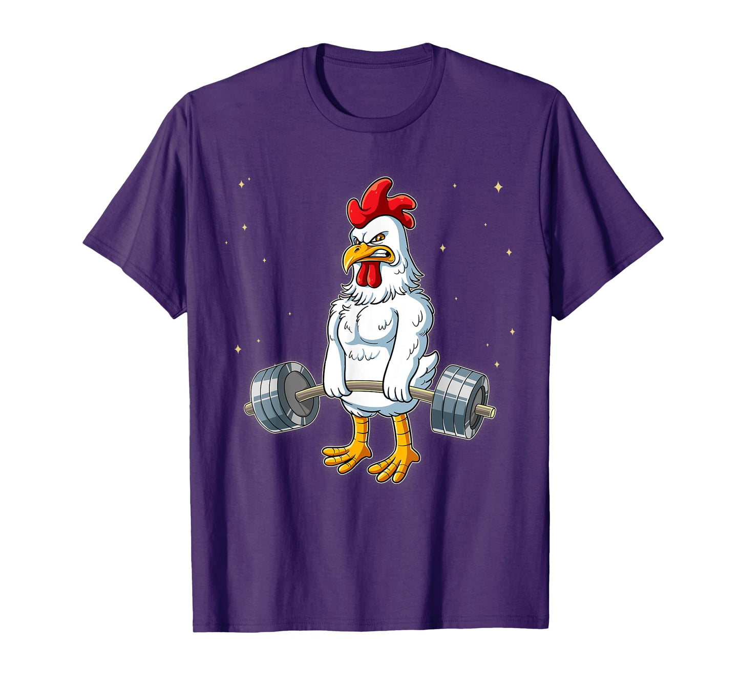 Chicken Gym Weight Training Deadlift T-Shirt