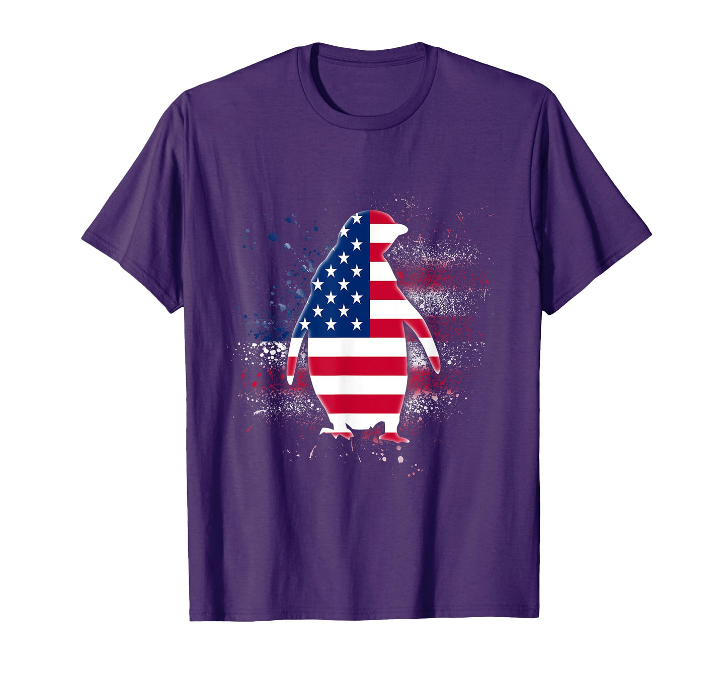 Penguin Independence day Shirt Patriotic US Flag