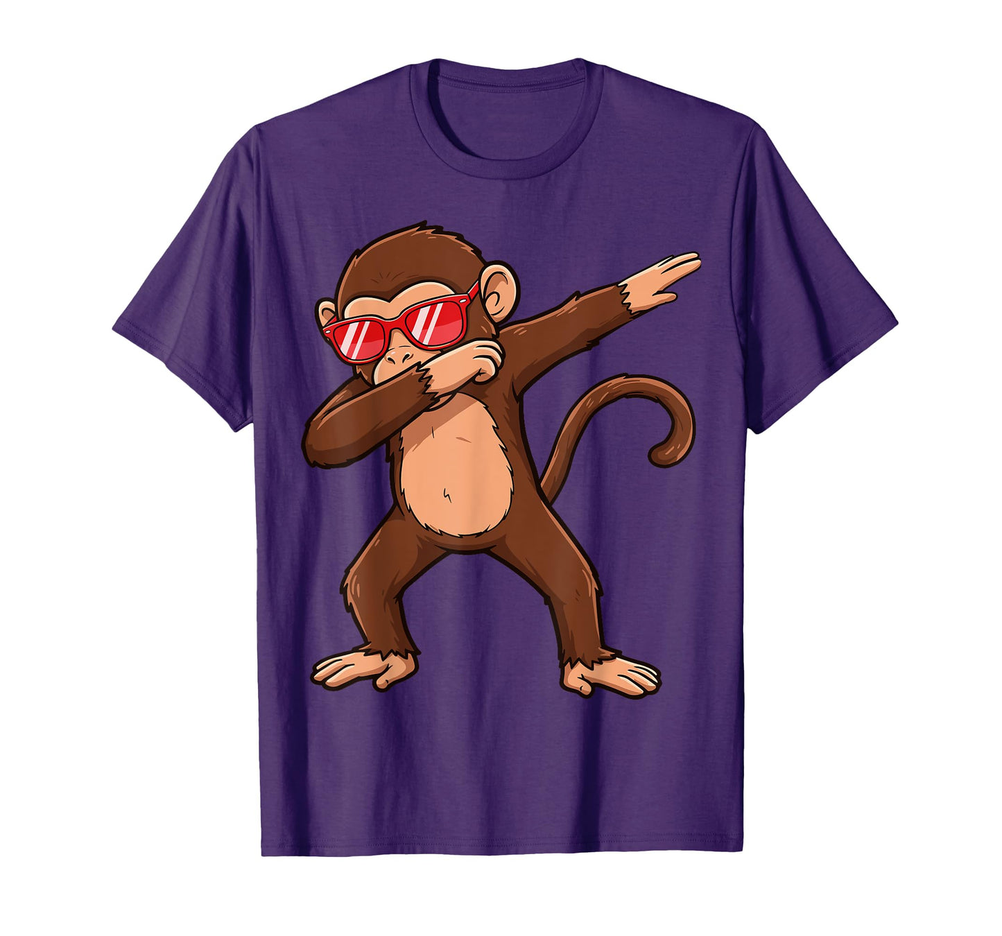 Dabbing Monkey Sunglasses Monkey Animal T-Shirt