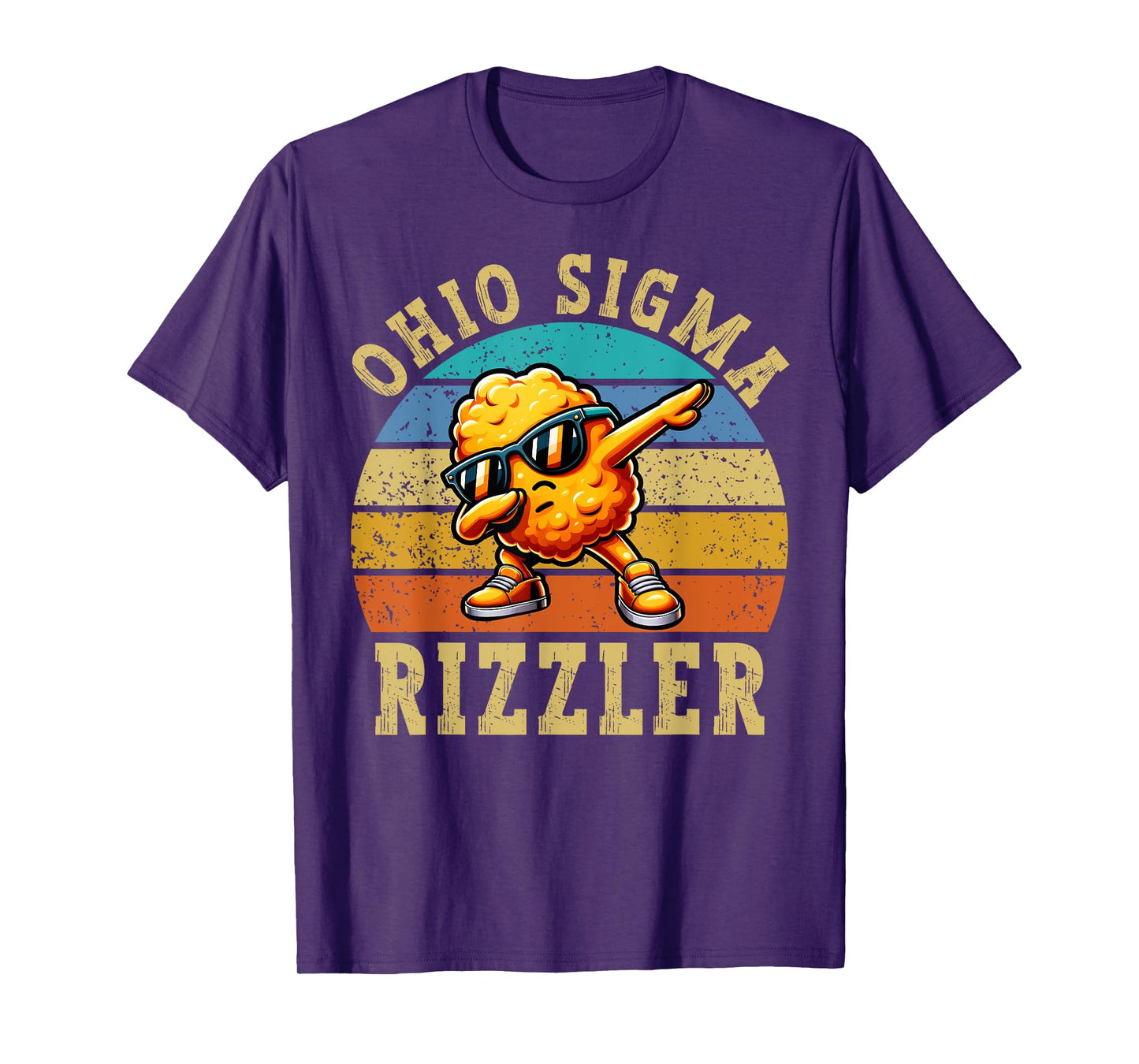 Ohio Sigma Rizzler Dabbing Chicken Nugget Rizz T-Shirt