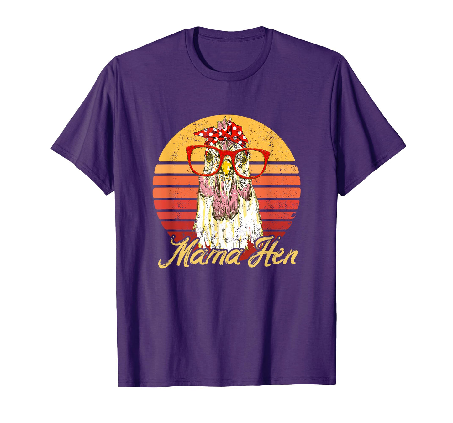 Vintage Mama Hen Chicken Gift for Mom Farm T-Shirt