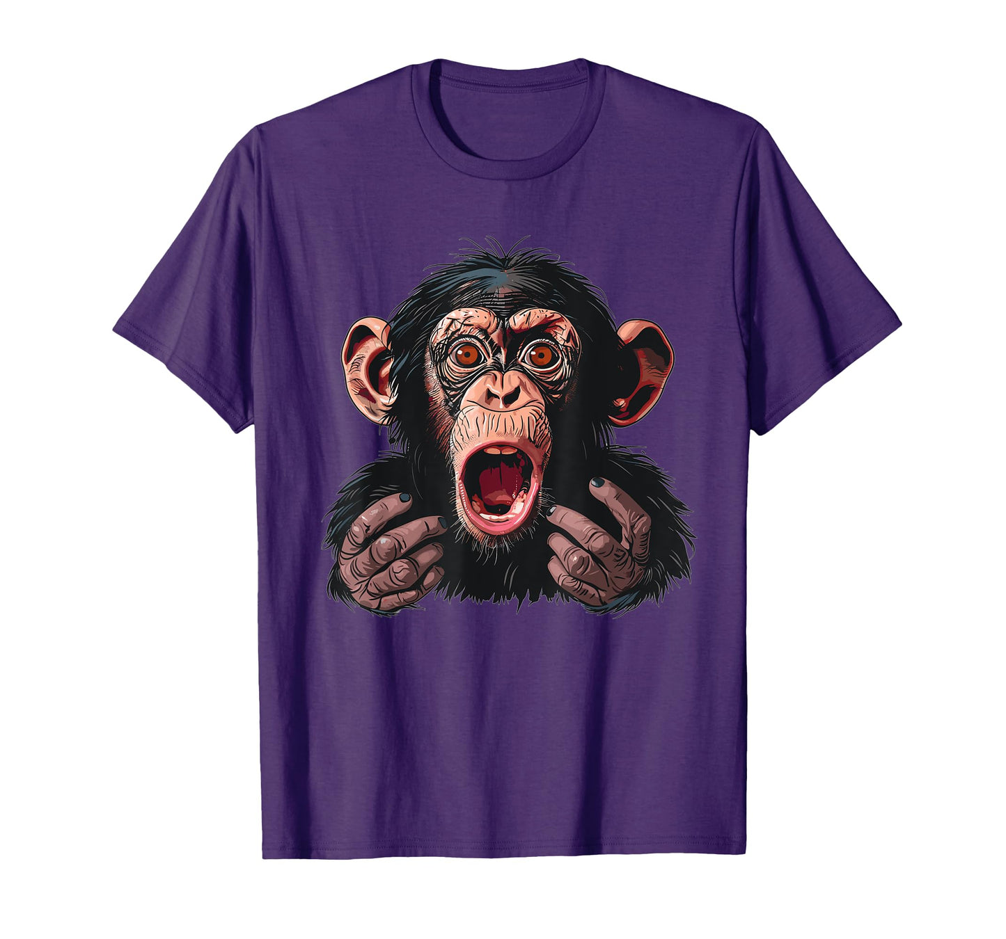 Anxious Monkey I Funny Monkey T-Shirt