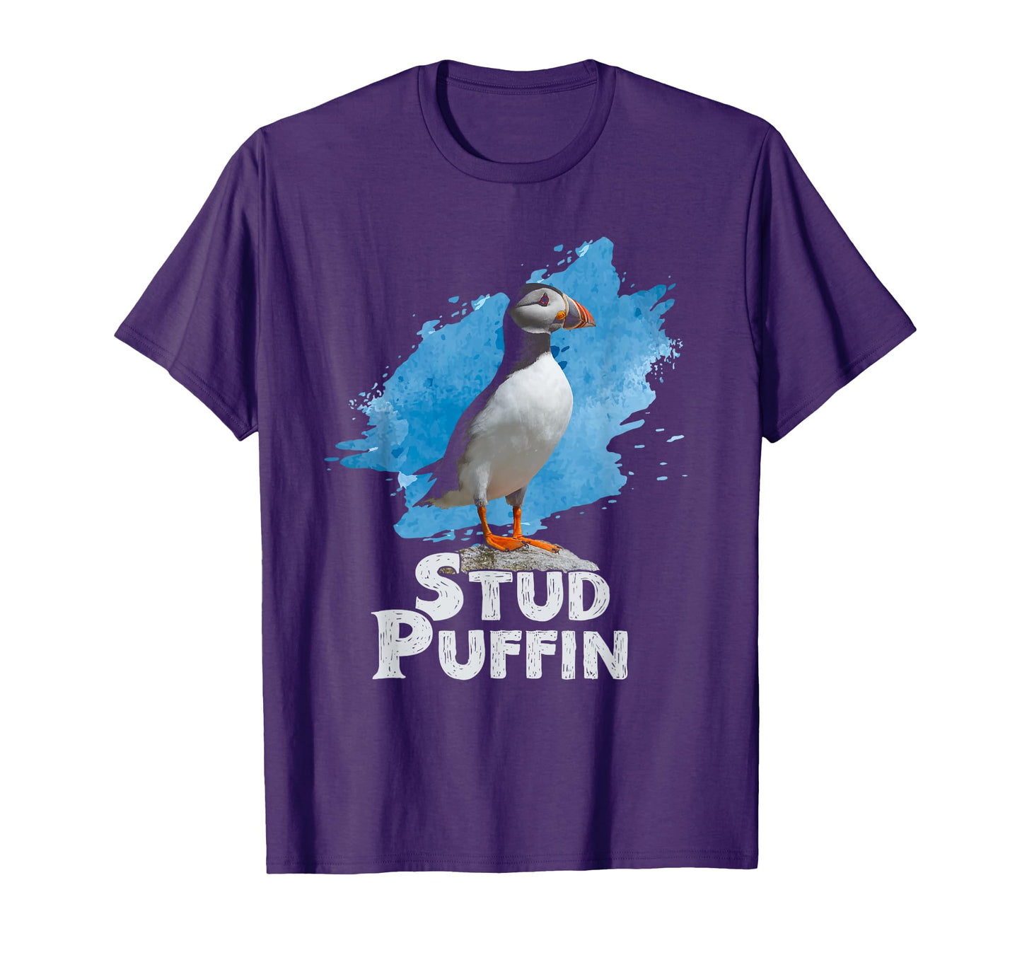 Stud Puffin Pajamas Retro Vintage Style Stud Puffin Bird T-Shirt