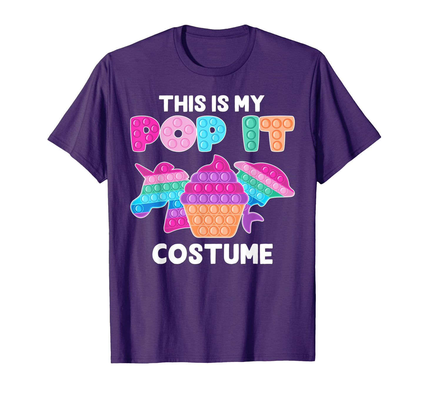 This is my Pop it Costume Funny Pop Fidget Toys Unicorn T-Shirt