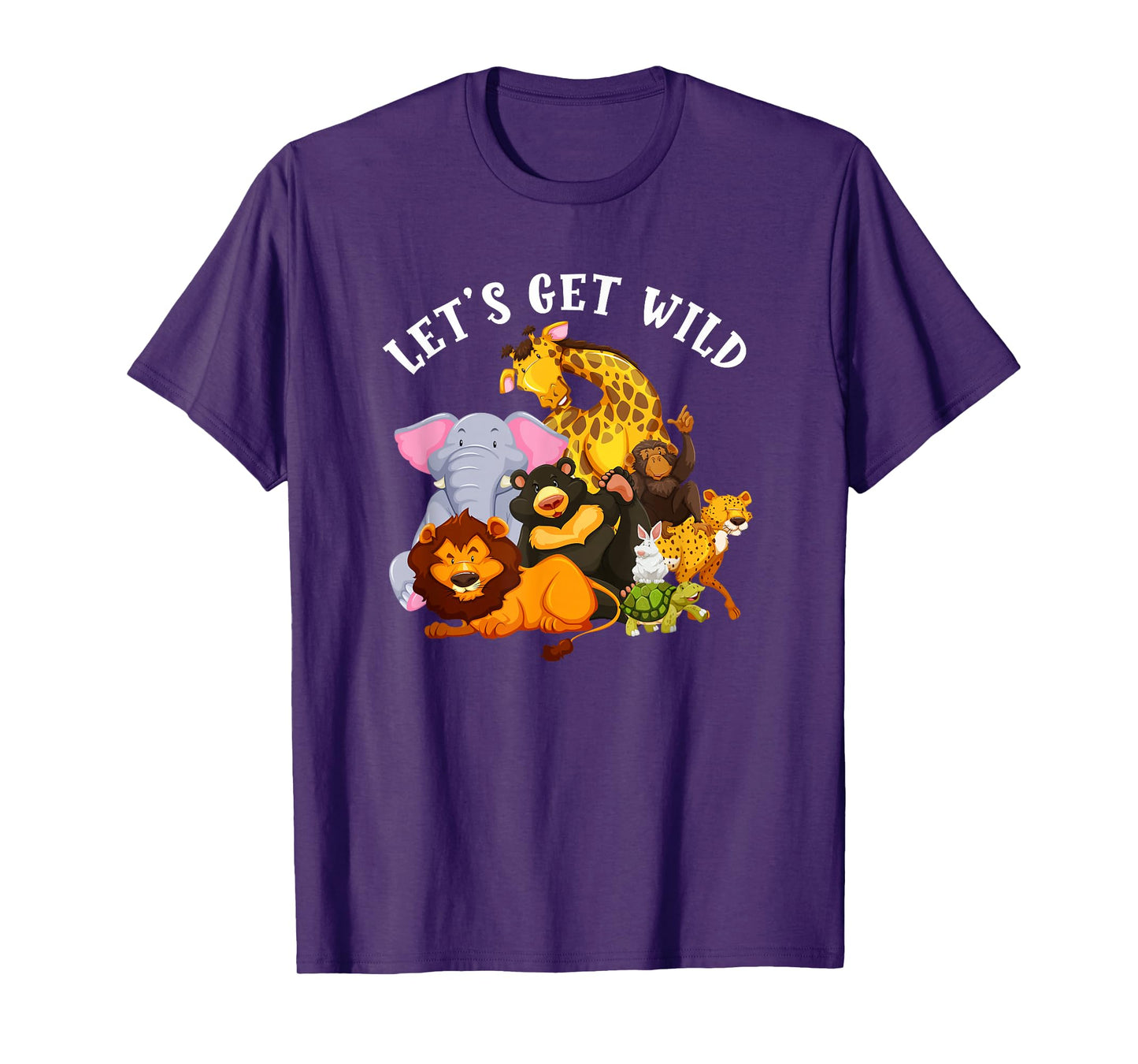 Let's Get Wild Zoo Animals Safari Party Day At The Zoo T-Shirt