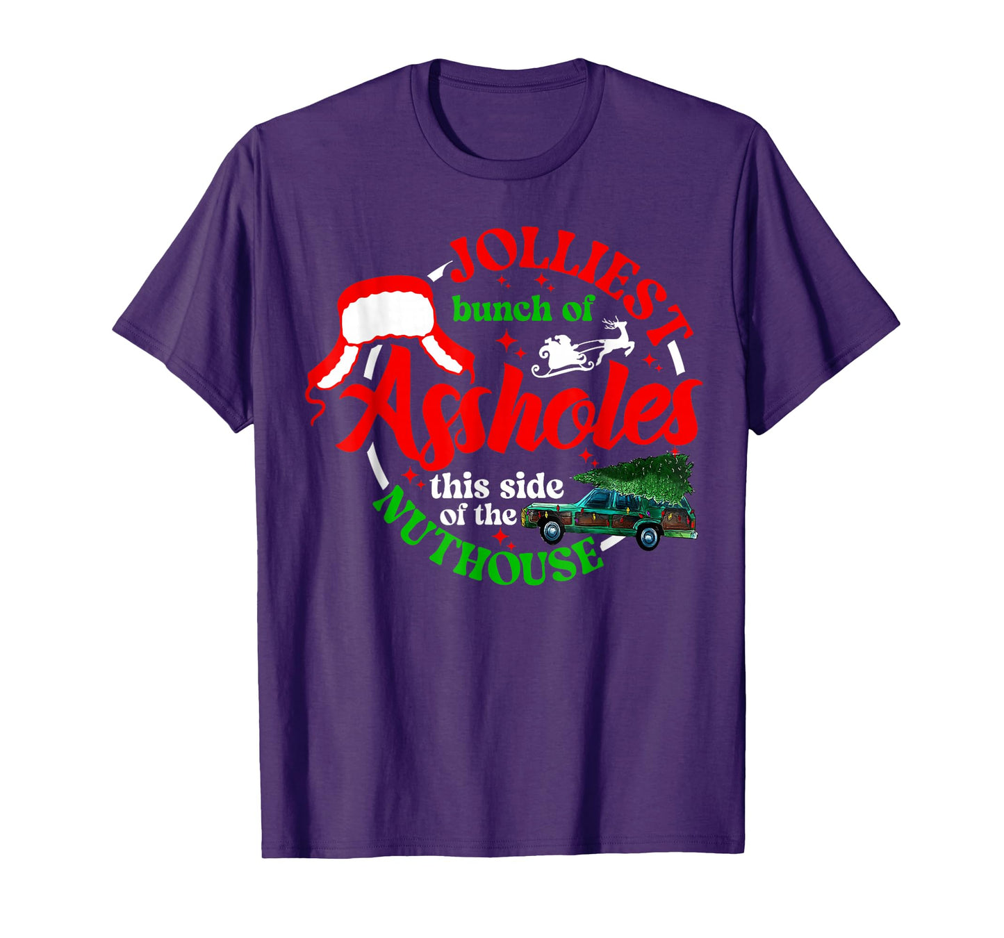 Retro Jolliest Bunch Of Assholes This Side Of The Nut House T-Shirt