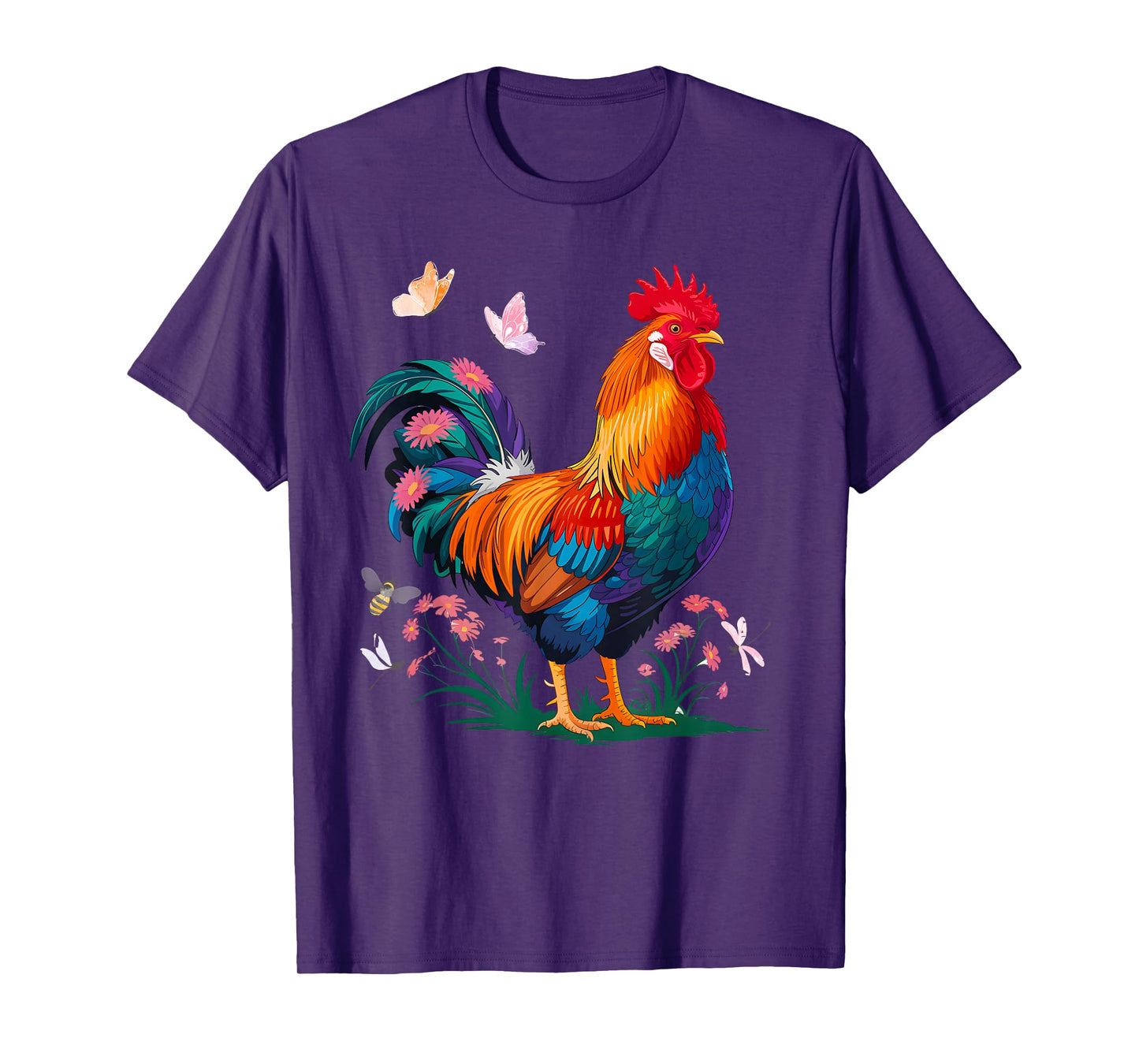 Funny Chicken Men Women Rooster Chicken Lovers T-Shirt