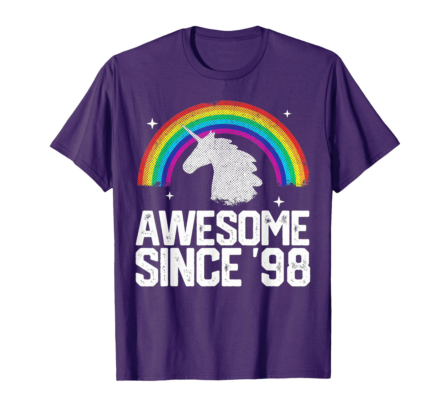 Awesome Since 1998 26th Birthday 26 Years Old Unicorn T-Shirt