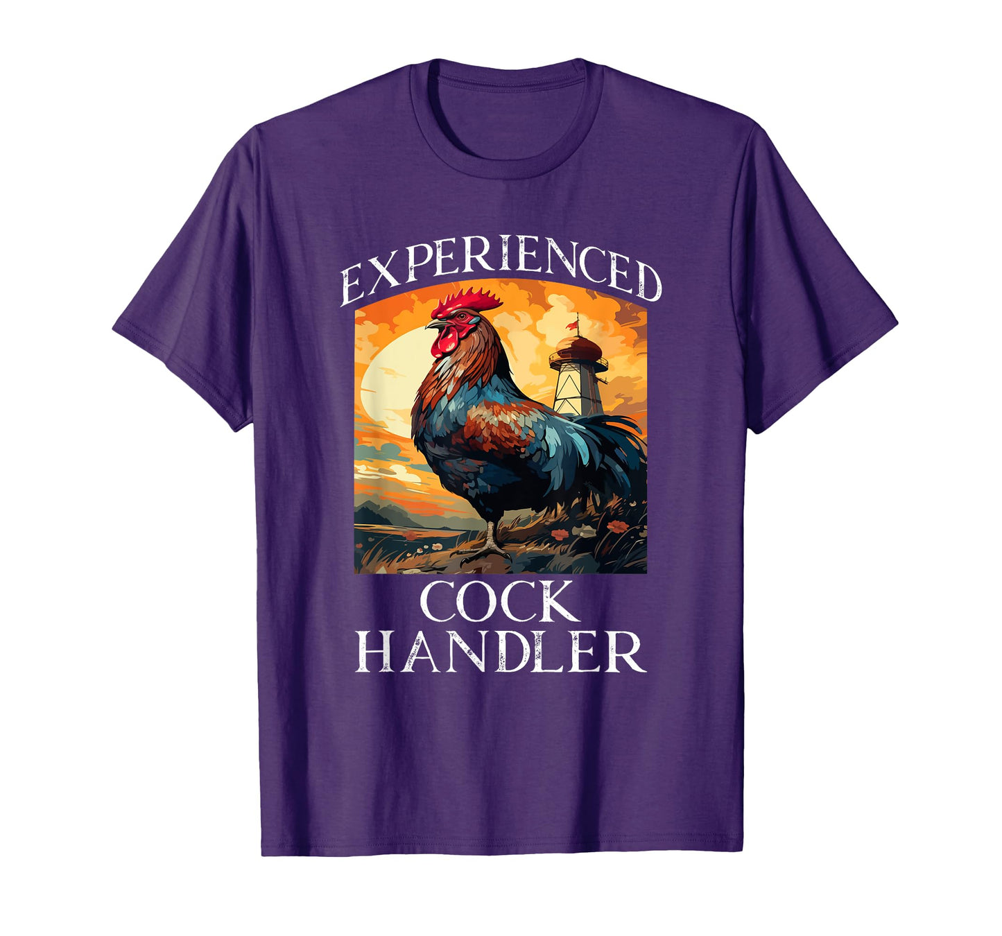 Experienced Cock Handler Funny Animal Saying T-Shirt