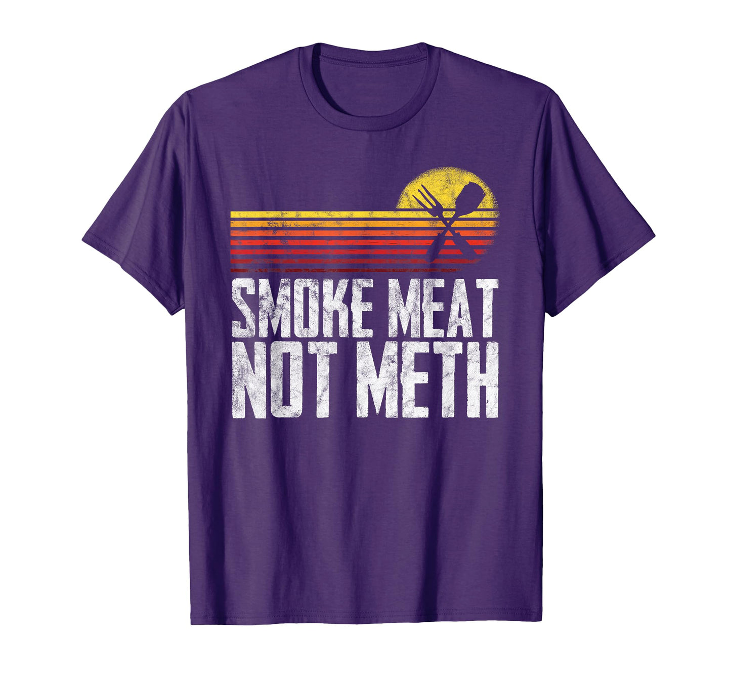 Smoke Meat Not Meth Brisket BBQ Grill T-Shirt