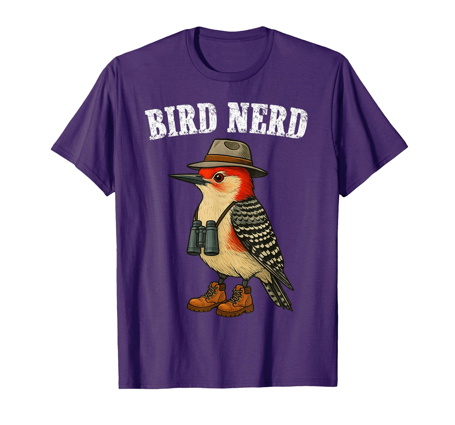 Bird Nerd Vintage Bird Lover Birding Funny Bird Watching T-Shirt