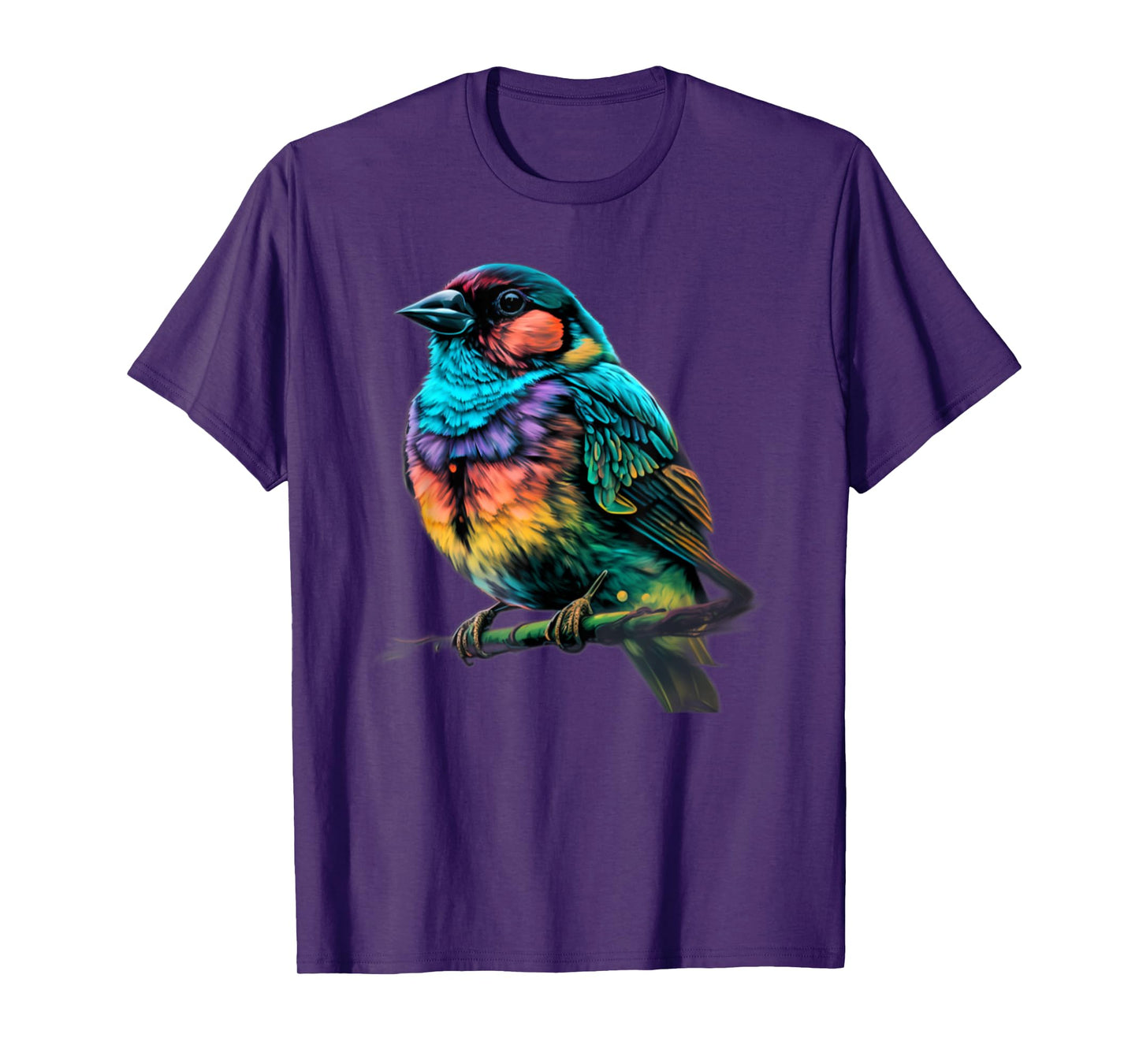Cute Garden Hummingbird Gifts Colorful Finch T-Shirt