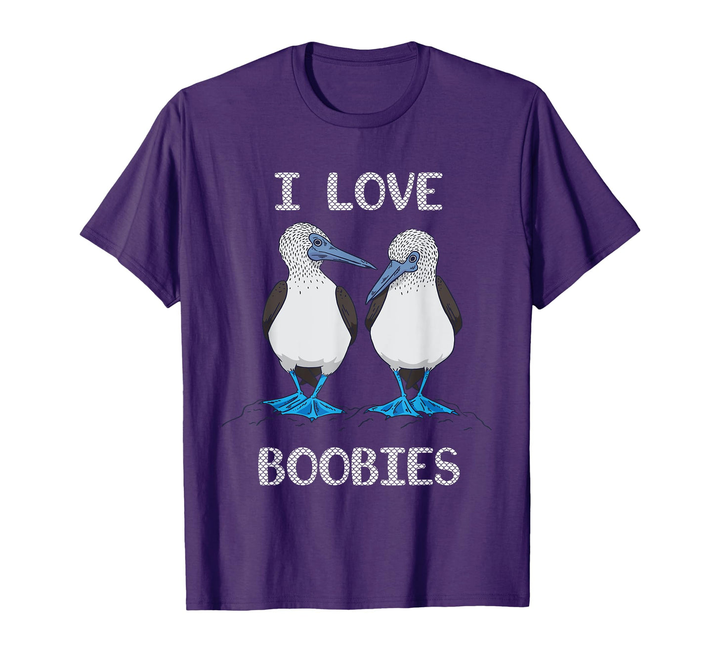 Blue Footed Boobies Tropical Sea Bird Boobies Lovers T-Shirt