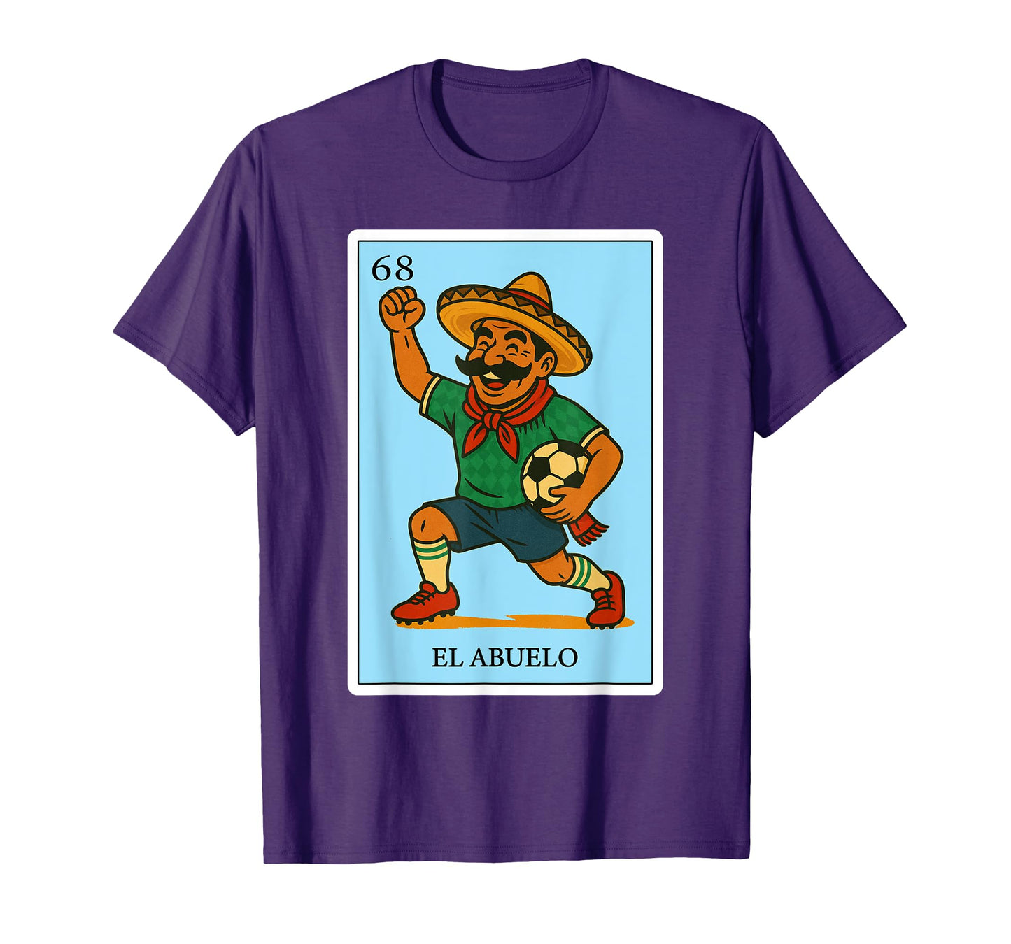 El Abuelo Futbolero | Spanish-Mexican Bingo Gifts for Abuela T-Shirt