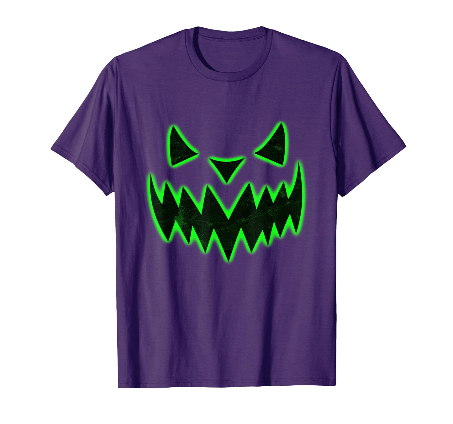Scary green Pumpkin Halloween T-Shirt Halloween Costume Tee T-Shirt