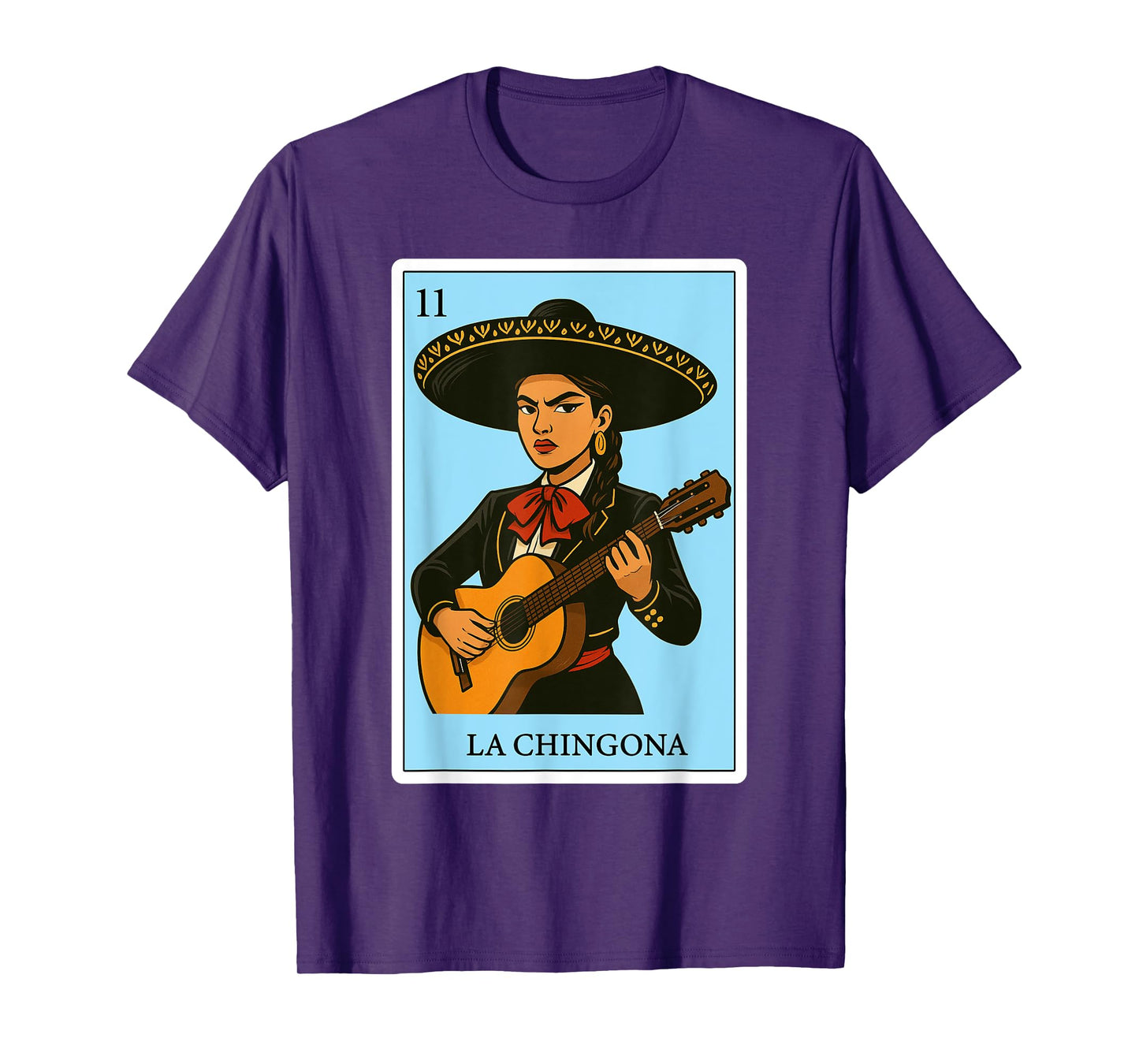 La Chingona Mariachi Funny Spanish-Mexican Bingo Gifts Women T-Shirt