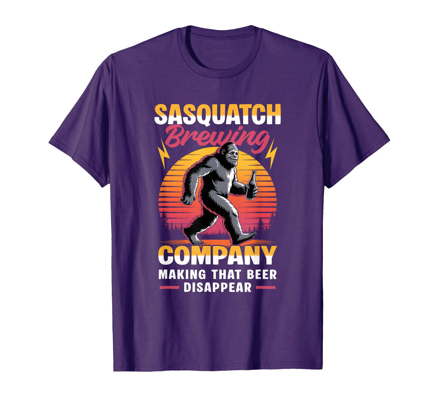 Sasquatch Brewing Company Bigfoot Making That Beer Disappear T-Shirt