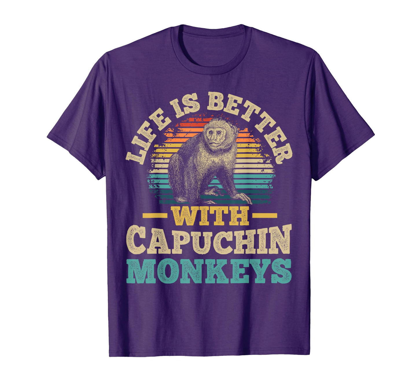 Monkey and Capuchin Monkey Design for a Capuchin Monkey fan T-Shirt