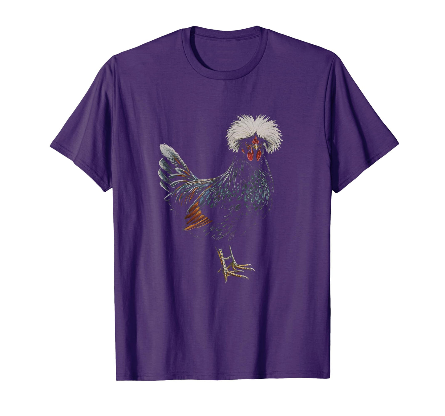 Polish Chicken Drawing Art Design T-Shirt