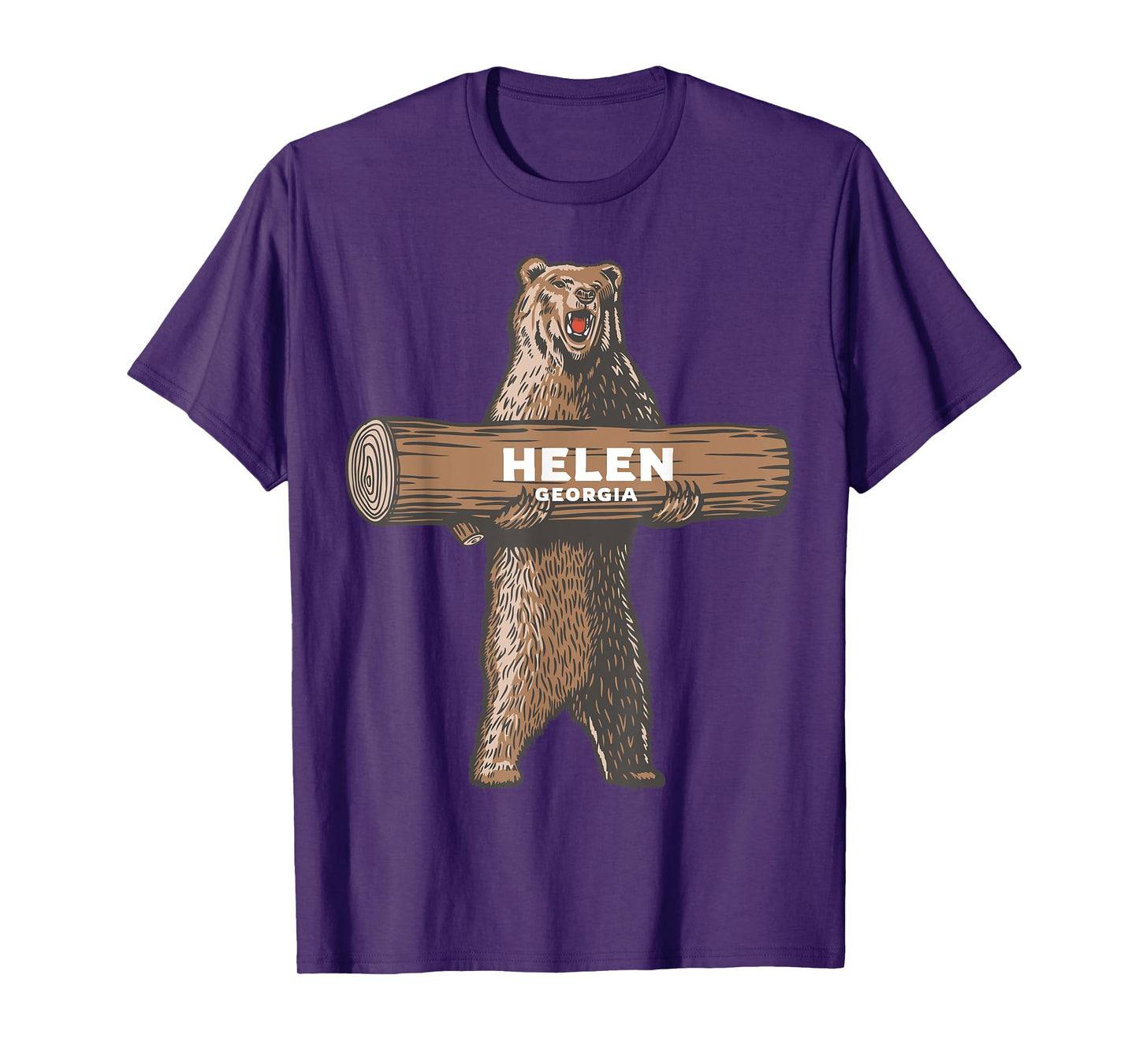 Helen Georgia GA Growling Bear Vacation Souvenir T-Shirt