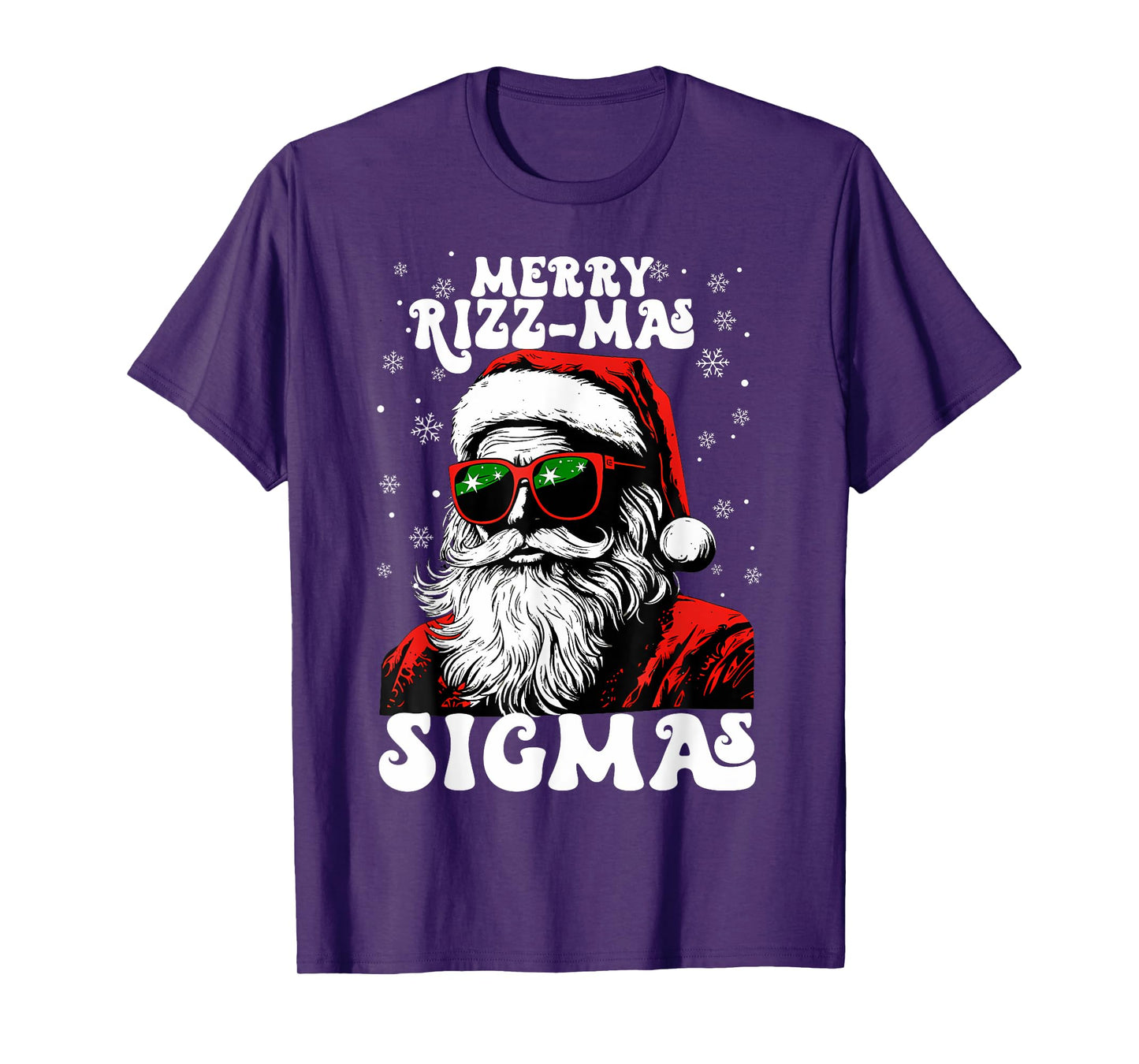 Merry Rizz Mas Sigmas Funny Gen Alpha X-Mas Santa Christmas T-Shirt