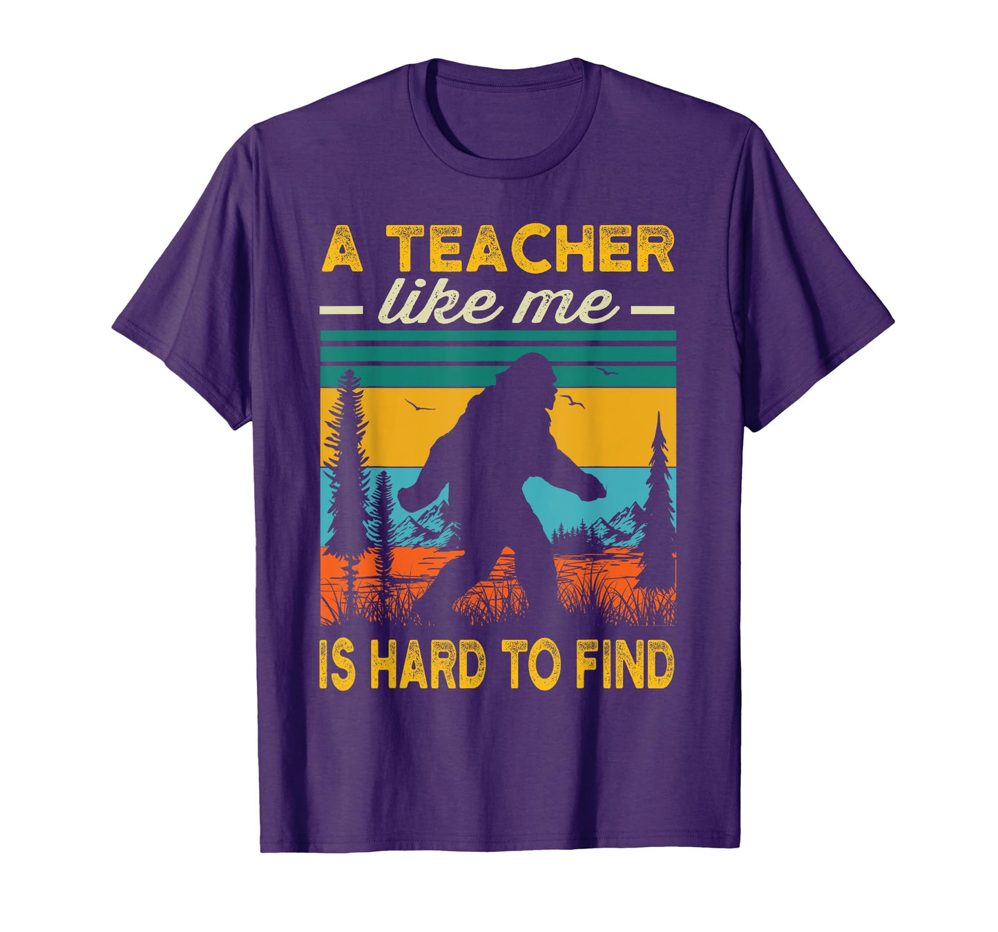 Teacher Funny Teaching Bigfoot Sasquatch Men T-Shirt