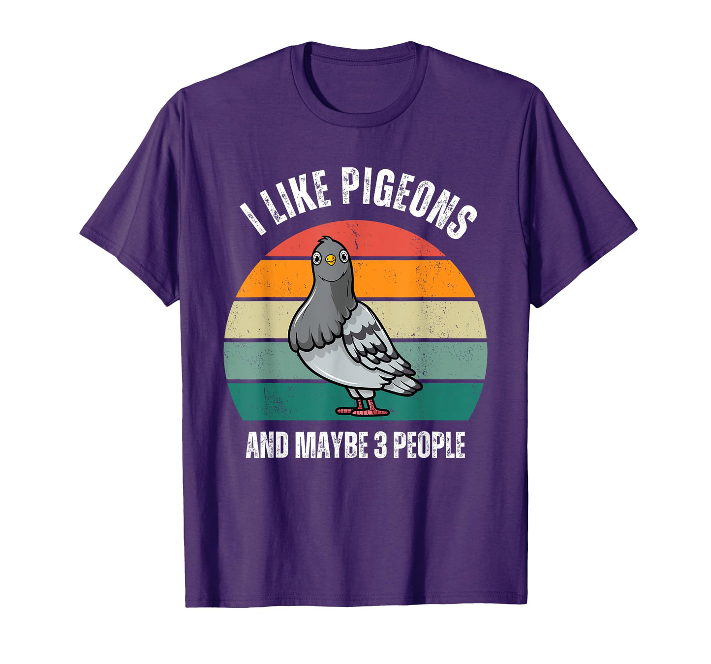 I Like Pigeons and Maybe 3 People Love Pigeons Bird Lover T-Shirt