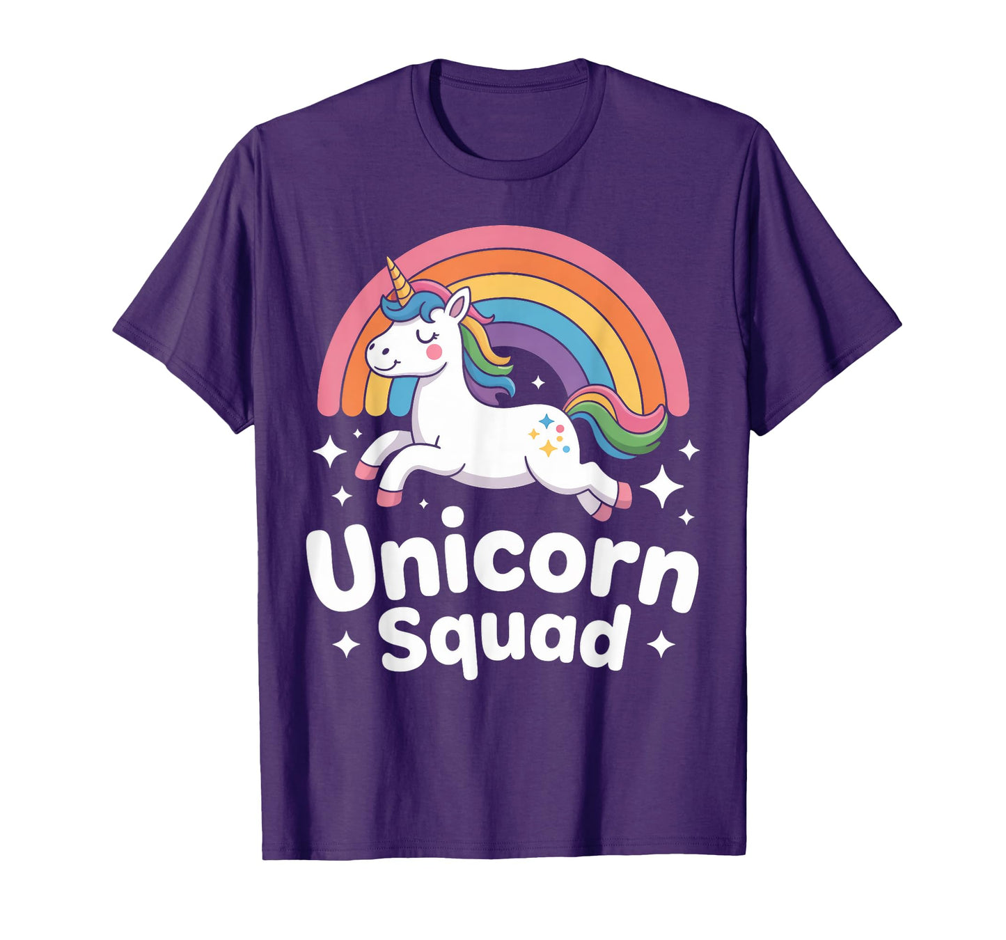 Unicorn Squad Rainbow Leaping Unicorn T-Shirt