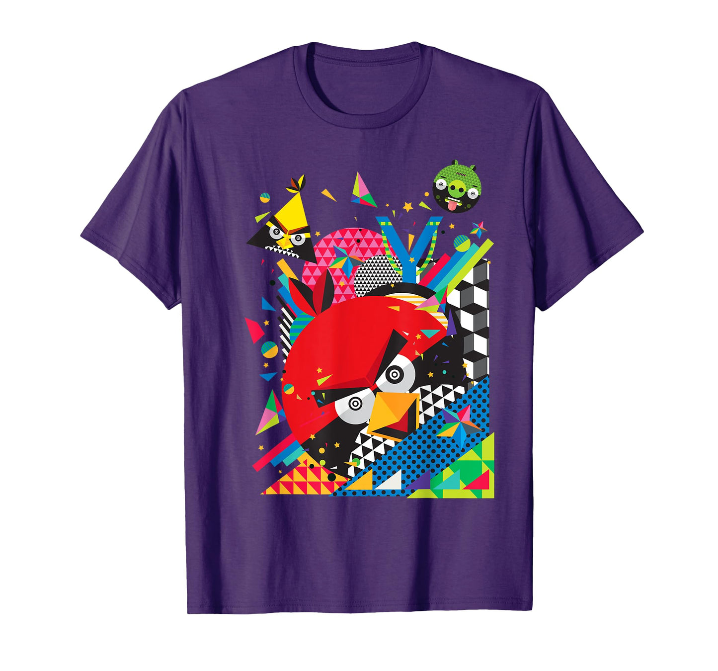 Angry Birds Geometric Pop Art Official Merchandise T-Shirt